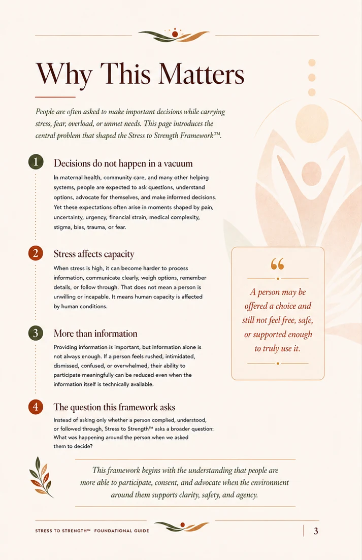 Why This Matters page from the Foundational Guide